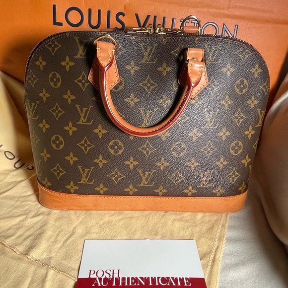 🔥Louis Vuitton Alma with Shopping Bag, Dustbag and PM Authentication! - Picture 6 of 16
